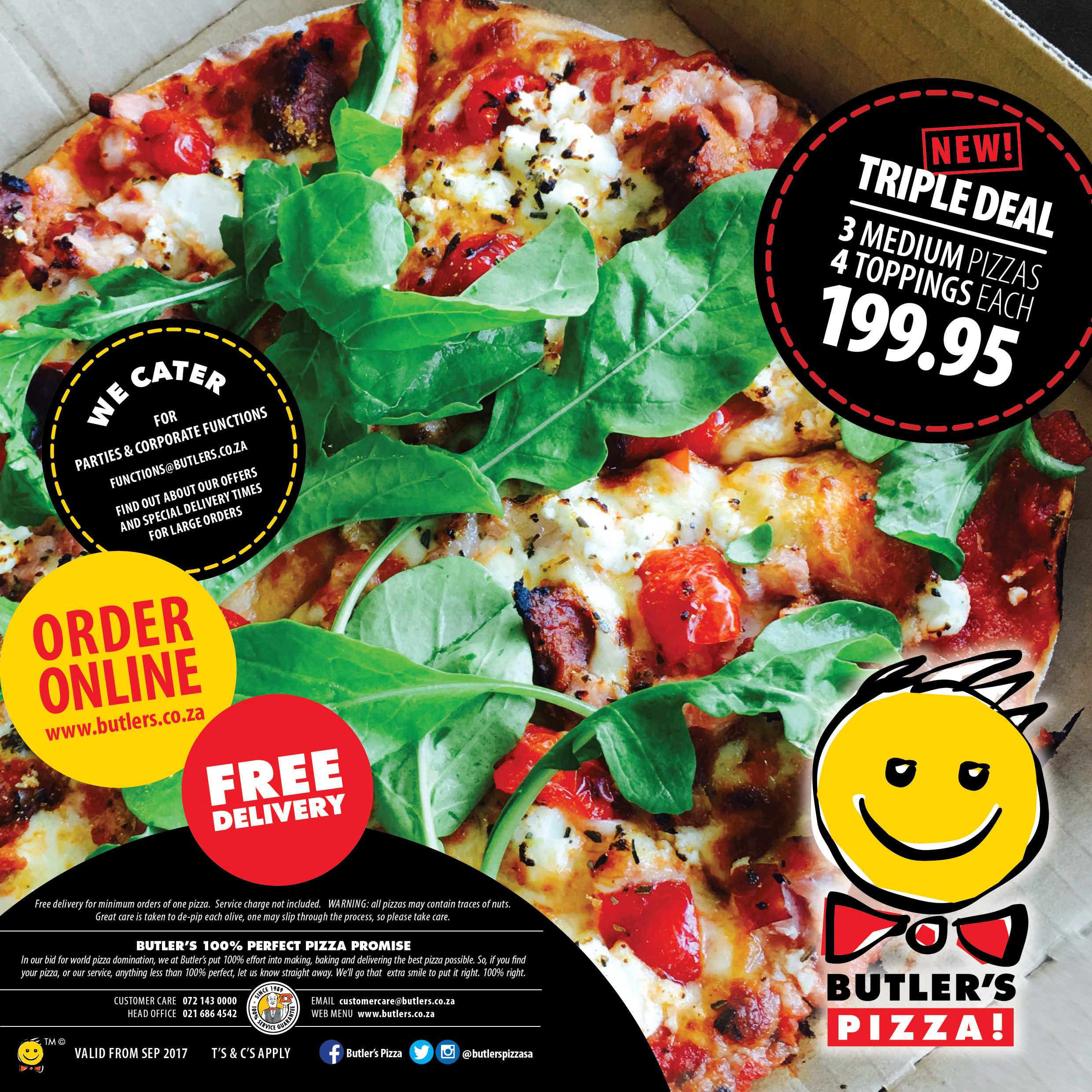 Butler's Pizza Cape Town's No.1 Pizza!