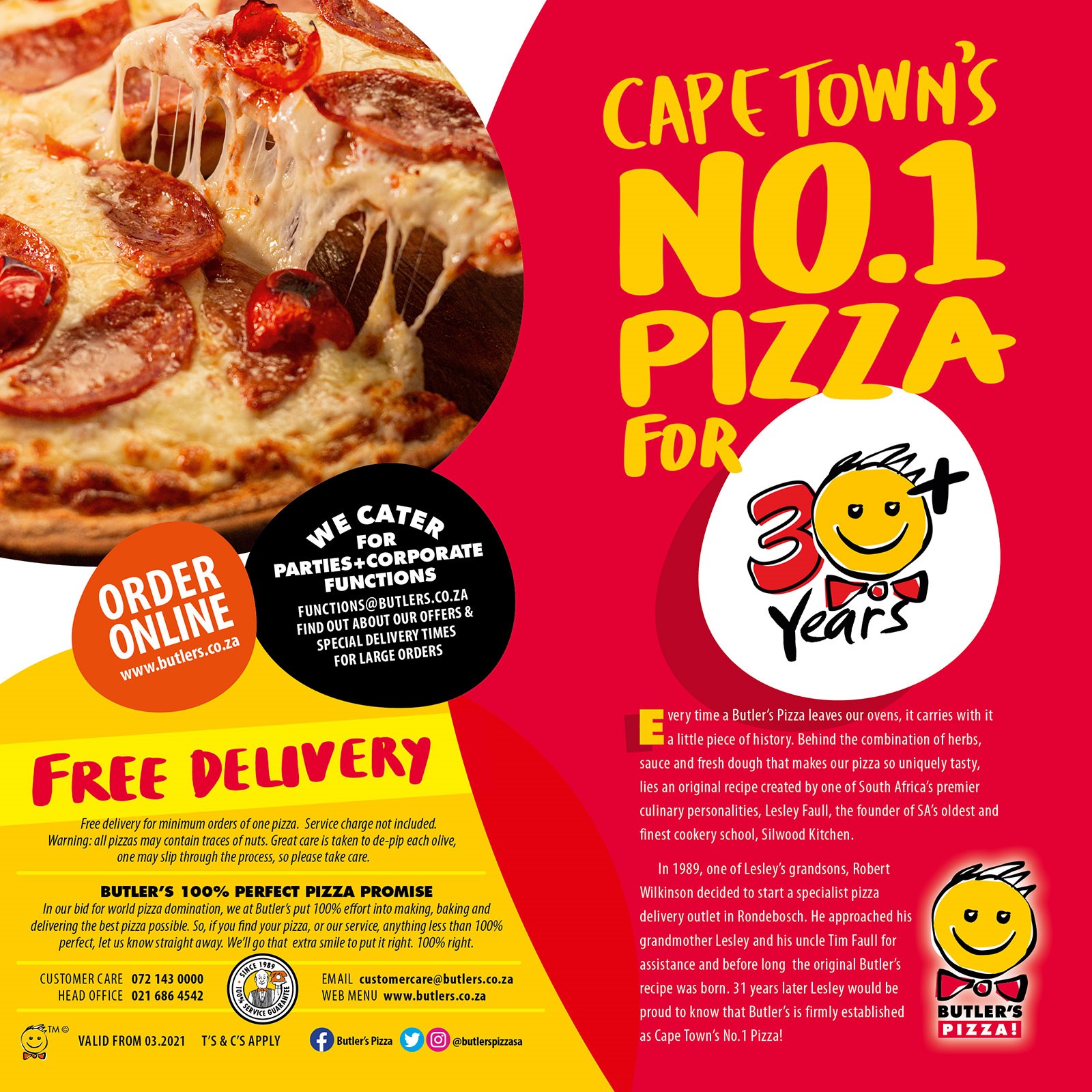 Butler&amp;#39;s Pizza - Cape Town&amp;#39;s No.1 Pizza!