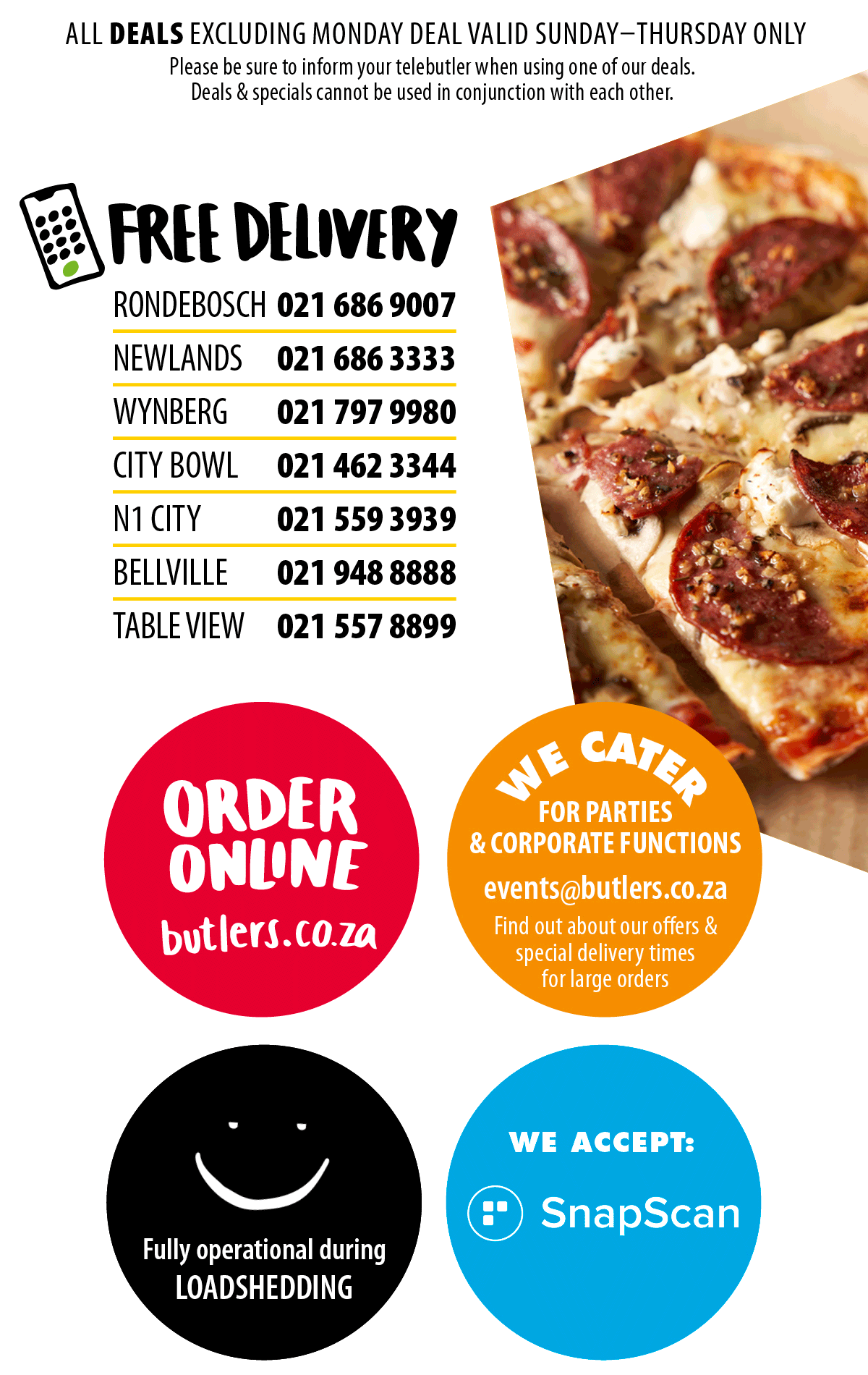 Butler's Pizza - Delivery Menu